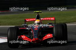 07.09.2007 Monza, Italy,  Lewis Hamilton (GBR), McLaren Mercedes, MP4-22 - Formula 1 World Championship, Rd 13, Italian Grand Prix, Friday Practice