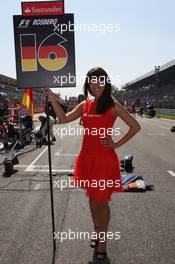 09.09.2007 Monza, Italy,  Grid girl - Formula 1 World Championship, Rd 13, Italian Grand Prix, Sunday Grid Girl