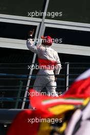 09.09.2007 Monza, Italy,  Lewis Hamilton (GBR), McLaren Mercedes - Formula 1 World Championship, Rd 13, Italian Grand Prix, Sunday Podium