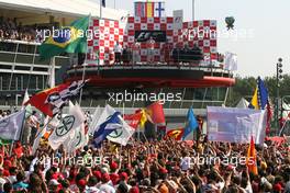 09.09.2007 Monza, Italy,  Lewis Hamilton (GBR), McLaren Mercedes, Fernando Alonso (ESP), McLaren Mercedes, Kimi Raikkonen (FIN), Räikkönen, Scuderia Ferrari - Formula 1 World Championship, Rd 13, Italian Grand Prix, Sunday Podium