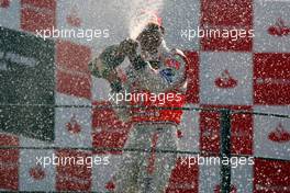 09.09.2007 Monza, Italy,  Lewis Hamilton (GBR), McLaren Mercedes - Formula 1 World Championship, Rd 13, Italian Grand Prix, Sunday Podium