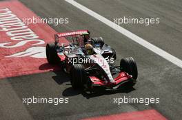 09.09.2007 Monza, Italy,  2nd, Lewis Hamilton (GBR), McLaren Mercedes, MP4-22 - Formula 1 World Championship, Rd 13, Italian Grand Prix, Sunday Race