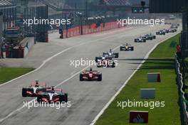 09.09.2007 Monza, Italy,  Fernando Alonso (ESP), McLaren Mercedes,  Lewis Hamilton (GBR), McLaren Mercedes- Formula 1 World Championship, Rd 13, Italian Grand Prix, Sunday Race