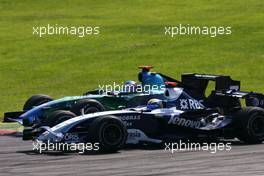 09.09.2007 Monza, Italy,  Jenson Button (GBR), Honda Racing F1 Team , Nico Rosberg (GER), WilliamsF1 Team - Formula 1 World Championship, Rd 13, Italian Grand Prix, Sunday Race