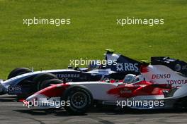 09.09.2007 Monza, Italy,  Jarno Trulli (ITA), Toyota Racing , Alexander Wurz (AUT), Williams F1 Team - Formula 1 World Championship, Rd 13, Italian Grand Prix, Sunday Race