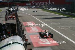 09.09.2007 Monza, Italy,  2nd, Lewis Hamilton (GBR), McLaren Mercedes, MP4-22 - Formula 1 World Championship, Rd 13, Italian Grand Prix, Sunday Race