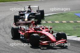 09.09.2007 Monza, Italy,  Kimi Raikkonen (FIN), Räikkönen, Scuderia Ferrari, F2007 - Formula 1 World Championship, Rd 13, Italian Grand Prix, Sunday Race