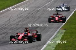Felipe Massa (BRA), Scuderia Ferrari, Kimi Raikkonen (FIN), Räikkönen, Scuderia Ferrari - Formula 1 World Championship, Rd 13, Italian Grand Prix, Sunday Race