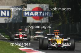 09.09.2007 Monza, Italy,  Giancarlo Fisichella (ITA), Renault F1 Team, R27 - Formula 1 World Championship, Rd 13, Italian Grand Prix, Sunday Race