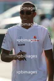 08.09.2007 Monza, Italy,  Lewis Hamilton (GBR), McLaren Mercedes - Formula 1 World Championship, Rd 13, Italian Grand Prix, Saturday