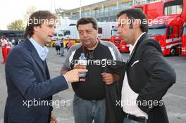 08.09.2007 Monza, Italy,  Danny Bahar (AUT), Scuderia Ferrari, Head of Marketing and Tony Teixeira, A1GP - Formula 1 World Championship, Rd 13, Italian Grand Prix, Saturday