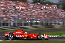 08.09.2007 Monza, Italy,  Felipe Massa (BRA), Scuderia Ferrari - Formula 1 World Championship, Rd 13, Italian Grand Prix, Saturday Practice