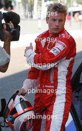 08.09.2007 Monza, Italy,  Kimi Raikkonen (FIN), Räikkönen, Scuderia Ferrari, F2007, crashed heavily in Free Practice 3 - Formula 1 World Championship, Rd 13, Italian Grand Prix, Saturday Practice