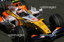 08.09.2007 Monza, Italy,  Heikki Kovalainen (FIN), Renault F1 Team, R27 - Formula 1 World Championship, Rd 13, Italian Grand Prix, Saturday Qualifying