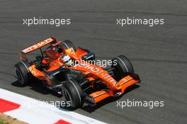 08.09.2007 Monza, Italy,  Adrian Sutil (GER), Spyker F1 Team, F8-VII-B - Formula 1 World Championship, Rd 13, Italian Grand Prix, Saturday Qualifying