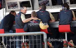 08.09.2007 Monza, Italy,  Sebastian Vettel (GER), Scuderia Toro Rosso with Franz Tost (AUT), Scuderia Toro Rosso, Team Principal - Formula 1 World Championship, Rd 13, Italian Grand Prix, Saturday Qualifying