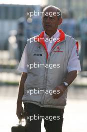 08.09.2007 Monza, Italy,  Ron Dennis (GBR), McLaren, Team Principal, Chairman - Formula 1 World Championship, Rd 13, Italian Grand Prix, Saturday