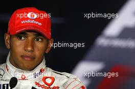 09.09.2007 Monza, Italy,  Lewis Hamilton (GBR), McLaren Mercedes - Formula 1 World Championship, Rd 13, Italian Grand Prix, Sunday Press Conference