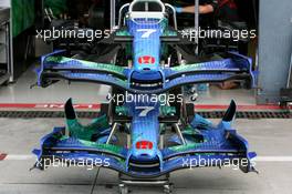 06.09.2007 Monza, Italy,  Honda Racing F1 Team, RA107, Front wing - Formula 1 World Championship, Rd 13, Italian Grand Prix, Thursday