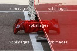 06.09.2007 Monza, Italy,  a Ferrari team member rolls under the Hospitality Unit to check something - Formula 1 World Championship, Rd 13, Italian Grand Prix, Thursday