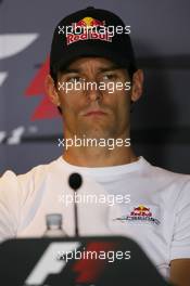 06.09.2007 Monza, Italy,  Mark Webber (AUS), Red Bull Racing - Formula 1 World Championship, Rd 13, Italian Grand Prix, Thursday Press Conference