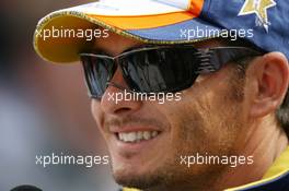 06.09.2007 Monza, Italy,  Giancarlo Fisichella (ITA), Renault F1 Team - Formula 1 World Championship, Rd 13, Italian Grand Prix, Thursday