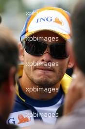 06.09.2007 Monza, Italy,  Giancarlo Fisichella (ITA), Renault F1 Team - Formula 1 World Championship, Rd 13, Italian Grand Prix, Thursday