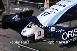 06.09.2007 Monza, Italy,  Williams F1 Team new front wing detail - Formula 1 World Championship, Rd 13, Italian Grand Prix, Thursday