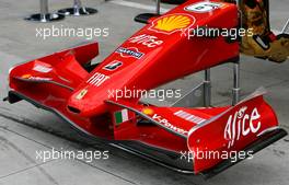 06.09.2007 Monza, Italy,  Scuderia Ferrari, F2007, Monza-Spec front wing - Formula 1 World Championship, Rd 13, Italian Grand Prix, Thursday