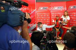 06.09.2007 Monza, Italy,  Felipe Massa (BRA), Scuderia Ferrari - Formula 1 World Championship, Rd 13, Italian Grand Prix, Thursday Press Conference
