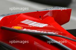 06.09.2007 Monza, Italy,  Scuderia Ferrari, front wing - Formula 1 World Championship, Rd 13, Italian Grand Prix, Thursday