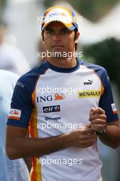 06.09.2007 Monza, Italy,  Nelson Piquet Jr (BRA), Test Driver, Renault F1 Team - Formula 1 World Championship, Rd 13, Italian Grand Prix, Thursday