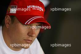 06.09.2007 Monza, Italy,  Kimi Raikkonen (FIN), Räikkönen, Scuderia Ferrari - Formula 1 World Championship, Rd 13, Italian Grand Prix, Thursday