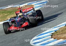 08.02.2007 Jerez, Spain,  Lewis Hamilton (GBR), McLaren Mercedes, MP4-22 - Formula 1 Testing