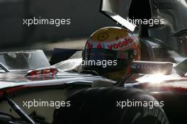 07.02.2007 Jerez, Spain,  Lewis Hamilton (GBR), McLaren Mercedes, MP4-22  - Formula 1 Testing