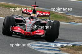 07.02.2007 Jerez, Spain,  Lewis Hamilton (GBR), McLaren Mercedes, MP4-22  - Formula 1 Testing