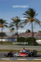 06.12.2007 Jerez, Spain,  Lewis Hamilton (GBR), McLaren Mercedes, MP4-22 - Formula 1 Testing, Jerez