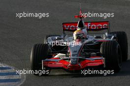 06.12.2007 Jerez, Spain,  Lewis Hamilton (GBR), McLaren Mercedes - Formula 1 Testing, Jerez