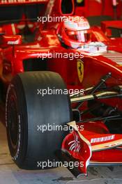 06.12.2007 Jerez, Spain,  Slick tyres for Michael Schumacher (GER), Test Driver, Scuderia Ferrari - Formula 1 Testing, Jerez