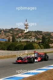 06.12.2007 Jerez, Spain,  Lewis Hamilton (GBR), McLaren Mercedes - Formula 1 Testing, Jerez