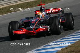 06.12.2007 Jerez, Spain,  Lewis Hamilton (GBR), McLaren Mercedes - Formula 1 Testing, Jerez