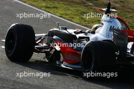 06.12.2007 Jerez, Spain,  Lewis Hamilton (GBR), McLaren Mercedes - Formula 1 Testing, Jerez