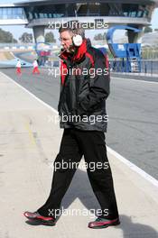 04.12.2007 Jerez, Spain,  Ross Brawn (GBR) Team Principal, Honda Racing F1 Team - Formula 1 Testing, Jerez