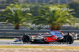 05.12.2007 Jerez, Spain,  Lewis Hamilton (GBR), McLaren Mercedes - Formula 1 Testing, Jerez