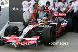 05.12.2007 Jerez, Spain,  Lewis Hamilton (GBR), McLaren Mercedes - Formula 1 Testing, Jerez