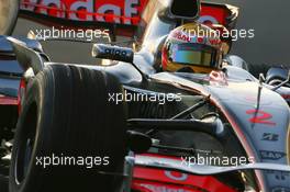 05.12.2007 Jerez, Spain,  Lewis Hamilton (GBR), McLaren Mercedes - Formula 1 Testing, Jerez