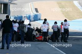 05.12.2007 Jerez, Spain,  Lewis Hamilton (GBR), McLaren Mercedes - Formula 1 Testing, Jerez