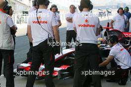 05.12.2007 Jerez, Spain,  Lewis Hamilton (GBR), McLaren Mercedes - Formula 1 Testing, Jerez