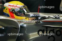 05.12.2007 Jerez, Spain,  Lewis Hamilton (GBR), McLaren Mercedes - Formula 1 Testing, Jerez