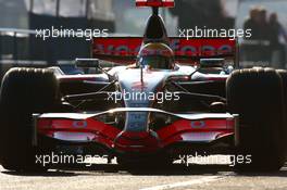 05.12.2007 Jerez, Spain,  Lewis Hamilton (GBR), McLaren Mercedes, MP4-22 - Formula 1 Testing, Jerez